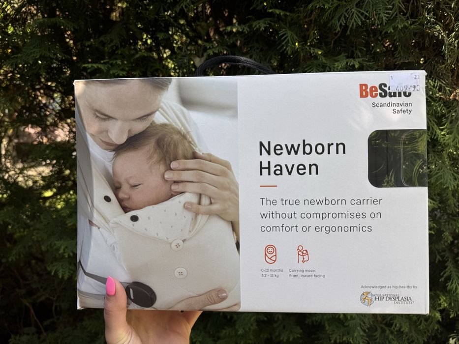 Nosidło ergonomiczne BeSafe Newborn Haven – stan idealny