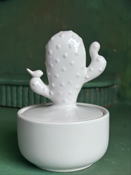 Szkatułka ceramiczna kaktus