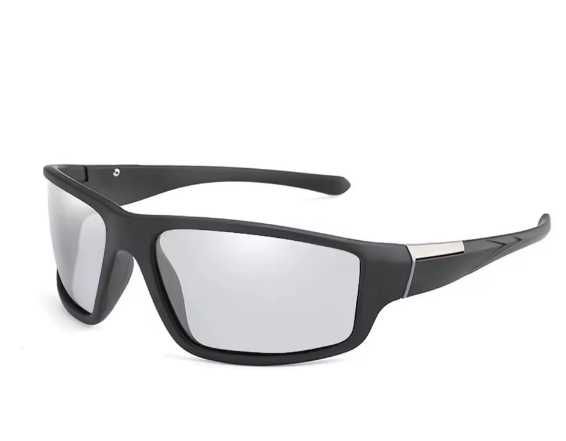 Okulary przeciwsłoneczne rowerowe Srebrne soczewki