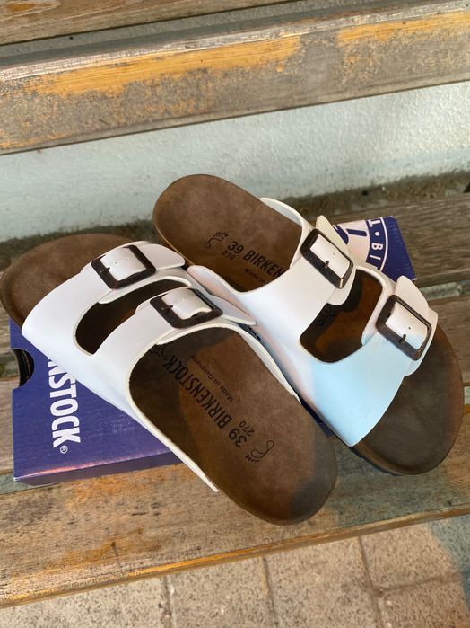 Біркенштоки сірі, чорні, беж, білі та беж з камінцями 36-40 розміри