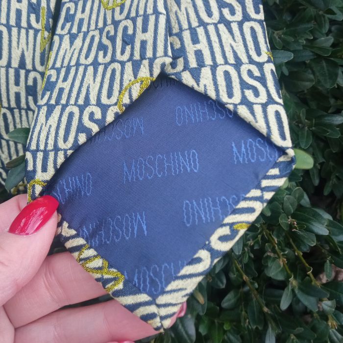 Галстук из натурального шелка Moschino