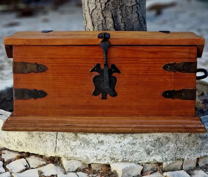 Arca de madeira vintage