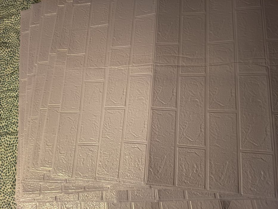 10 placas. Papel 3D de parede com adesivo. Último preço!!