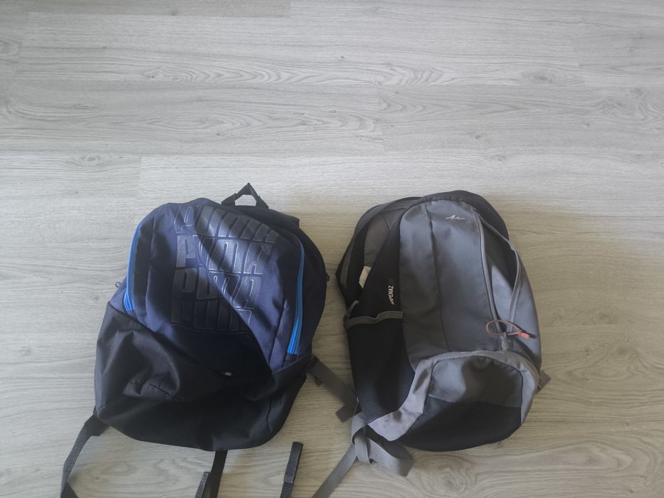 Mochila Quechua  e mochila Puma em bom estado