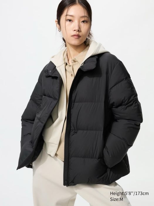 Пуховик куртка мʼяка Uniqlo Powder Soft Down Jacket чорний XS, S, M