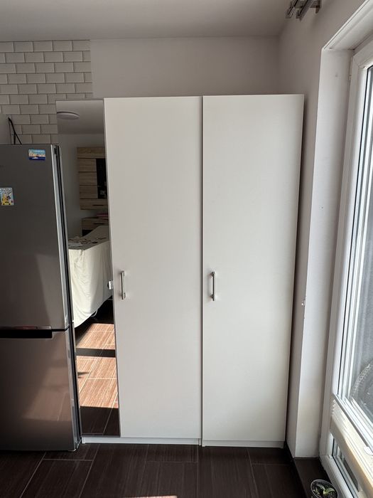 Biała Szafa pax Ikea lustro