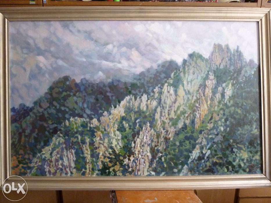 Продам картину..горный пейзаж(масло)