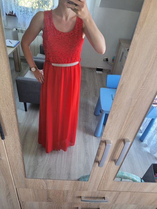 Sukienka czerwona rozmiar M