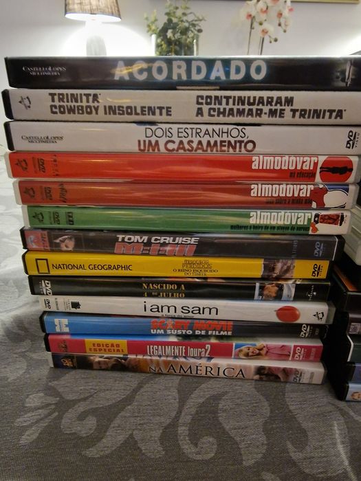 Coleção de DVDs originais