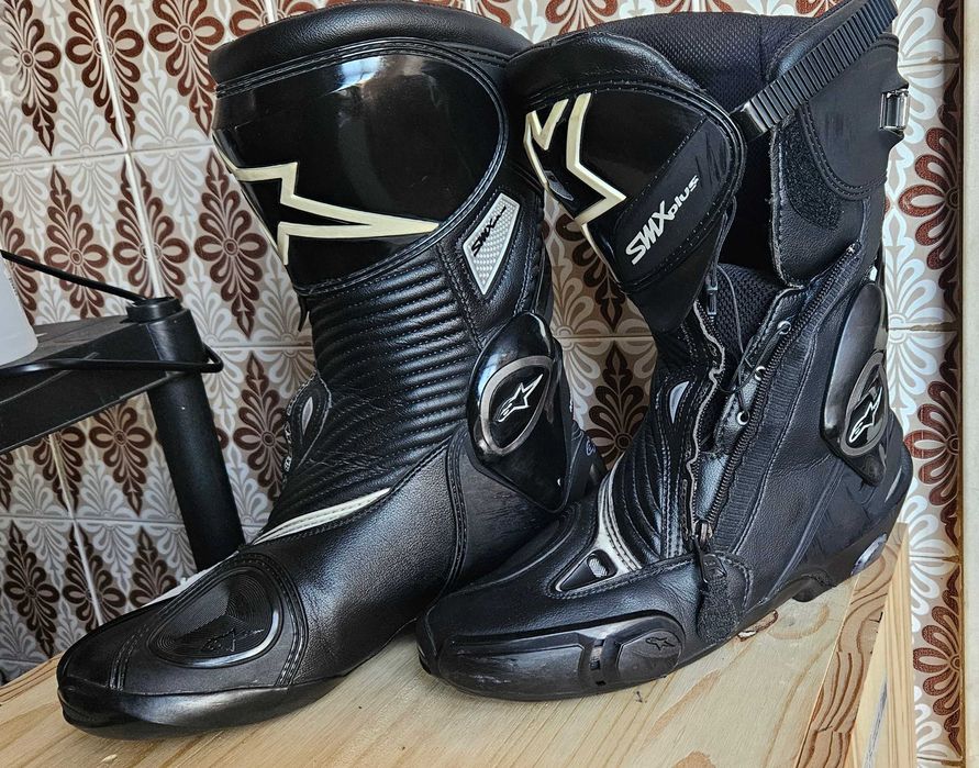 Fato Alpinestar NOVO + botas + protetor das costas