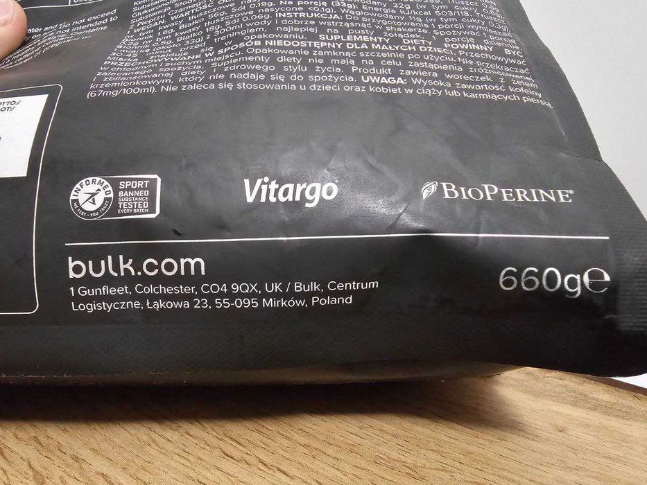 Bulk pro pre workout