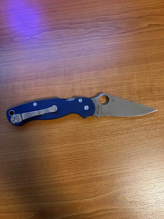 Spyderco Para Military 2 Cobalt Blue, G10, SPY27