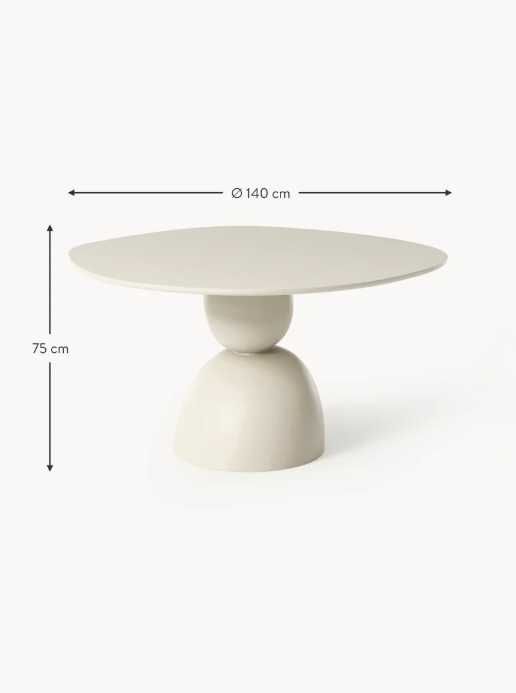 Okrągły stół do jadalni Sahra (140cm) (Westwing)