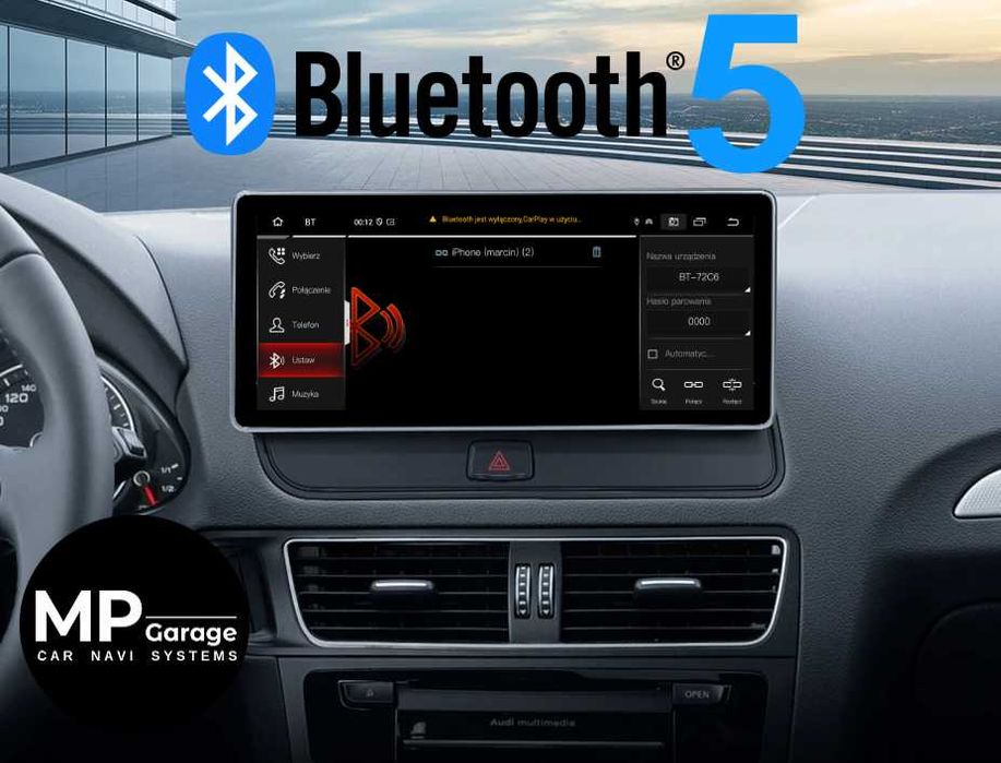 Stacja Multimedialna Audi Q5 Radio Android_14  CarPlay/AA LTE Montaż Gwar.