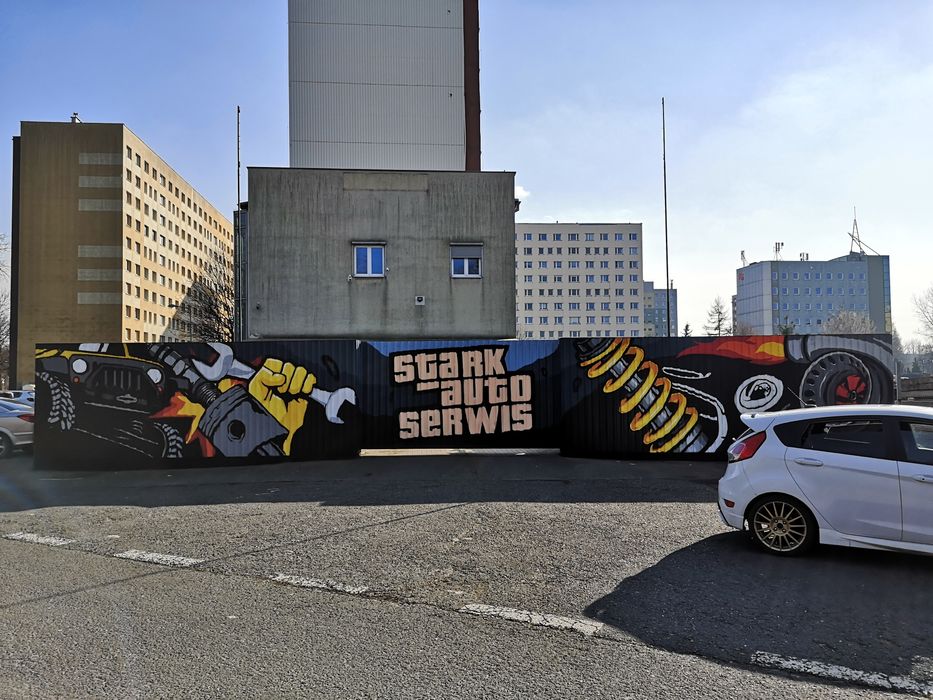 Malowanie artystyczne graffiti murale