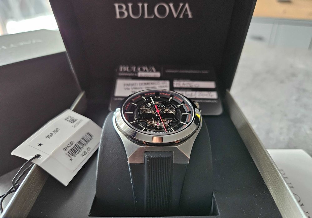 Zegarek męski Bulova 98A260 Maquina automat set