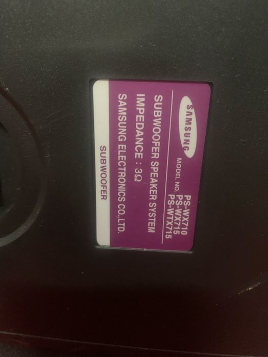 Subwoofer coluna