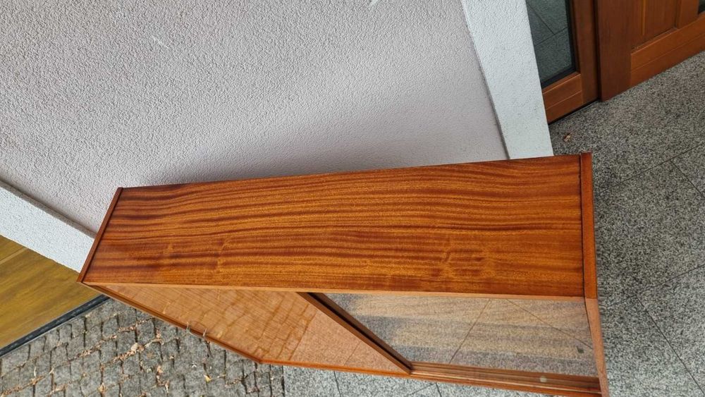 Biblioteczka Witryna Design PRL Lata 70 Violetta wysoki połysk