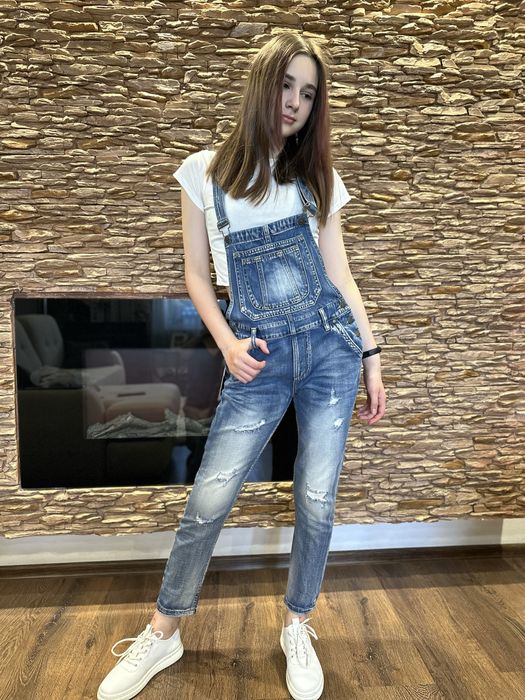 Кюлоты, джинсы для девочки-подростка