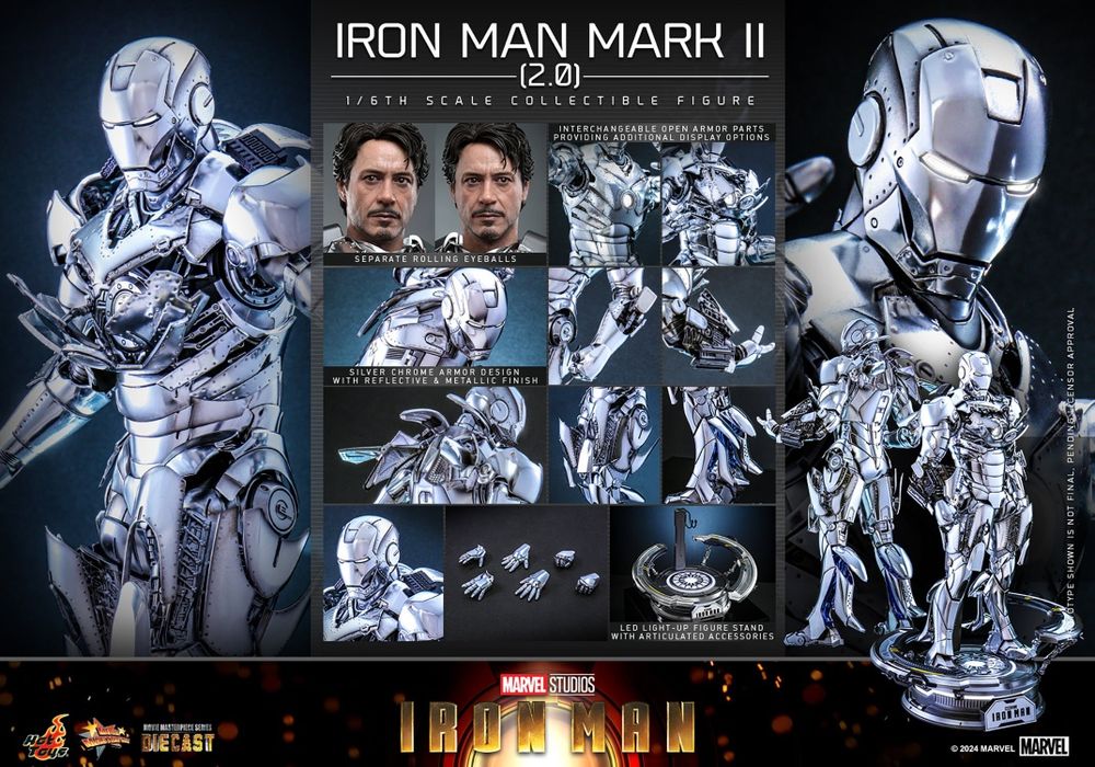 Hot toys 1/6 Iron Man Mark 2 2.0 MMS733