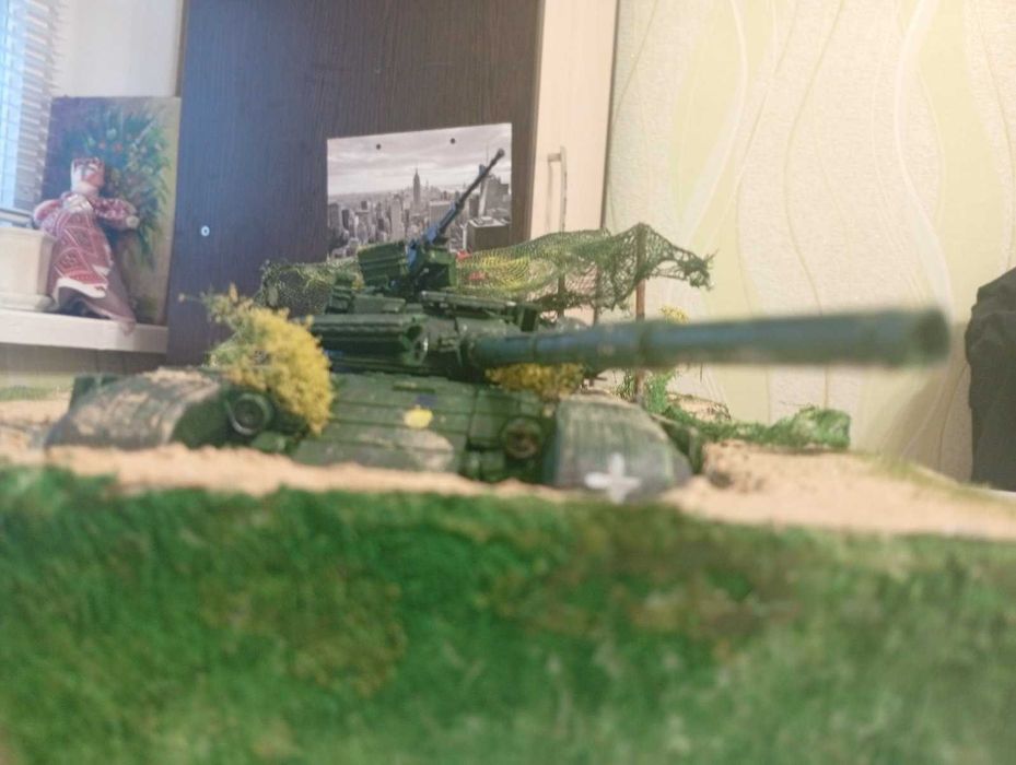 діорама танк т64 бв в капонірі 1/35
