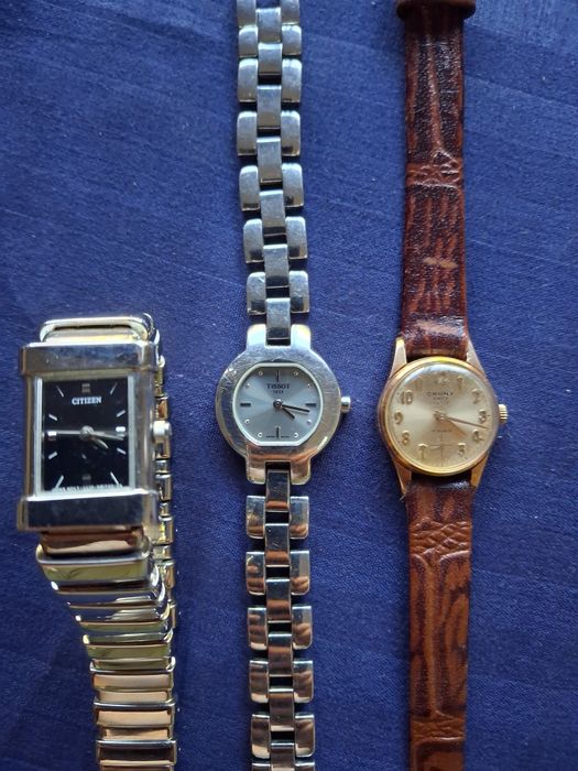 Vendo 3 relógios  CAUNY, citizen, tissot, 100 euro
