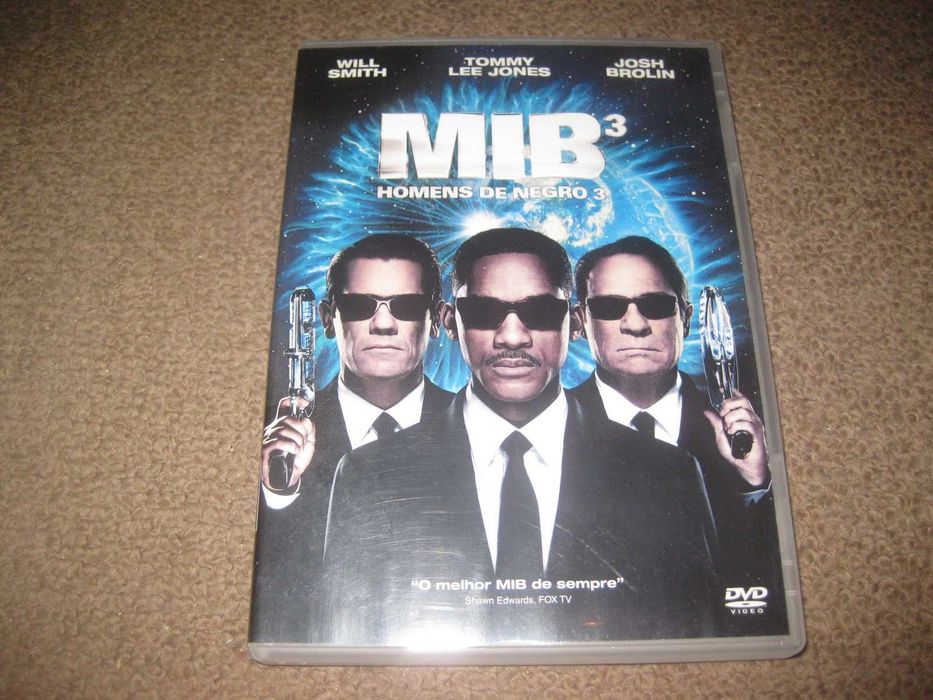 DVD "MIB - Homens de Negro 3" com Will Smith
