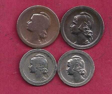 REPUBLICA   4   DE   10  CENTAVOS  DATAS DIFERENTES