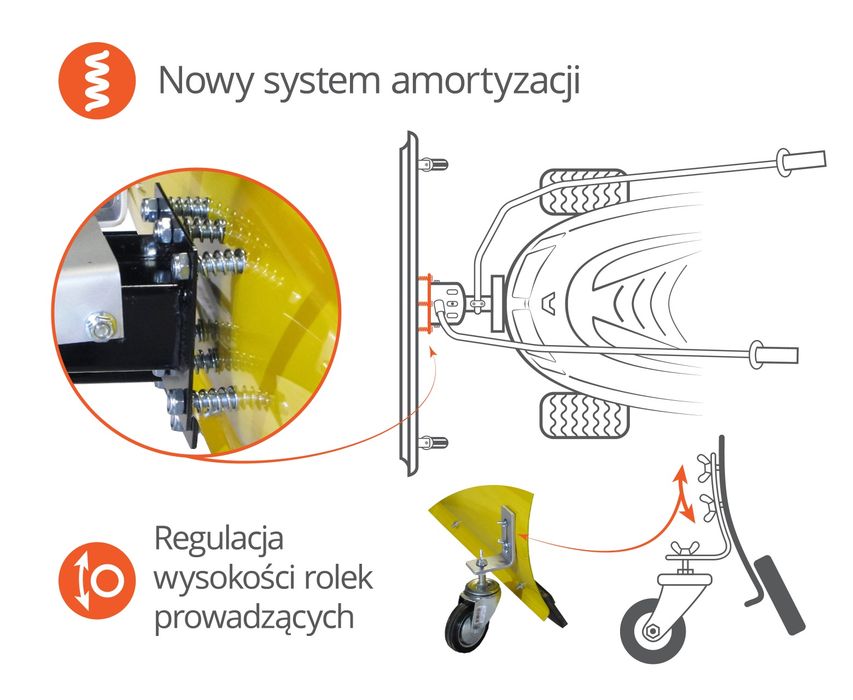 Pług śnieżny do śniegu traktorek kosiarka cub cadet LT 2