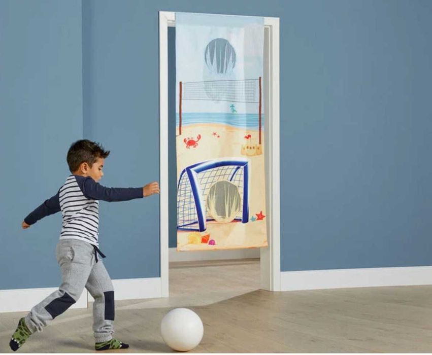Playtive - gra w piłkę plażową na drzwiach lidl