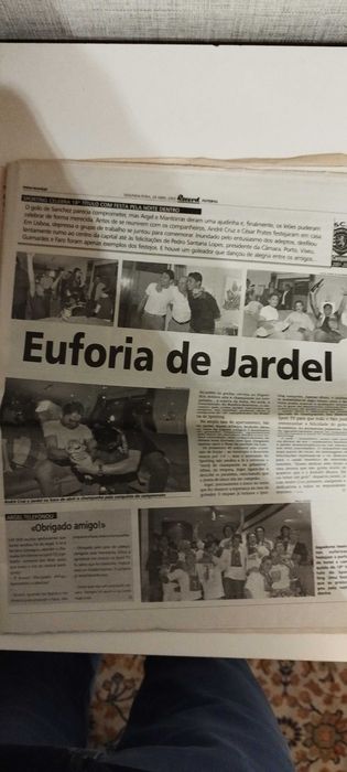 Jornal "Record" (29-Abril-2002) Sporting Campeão