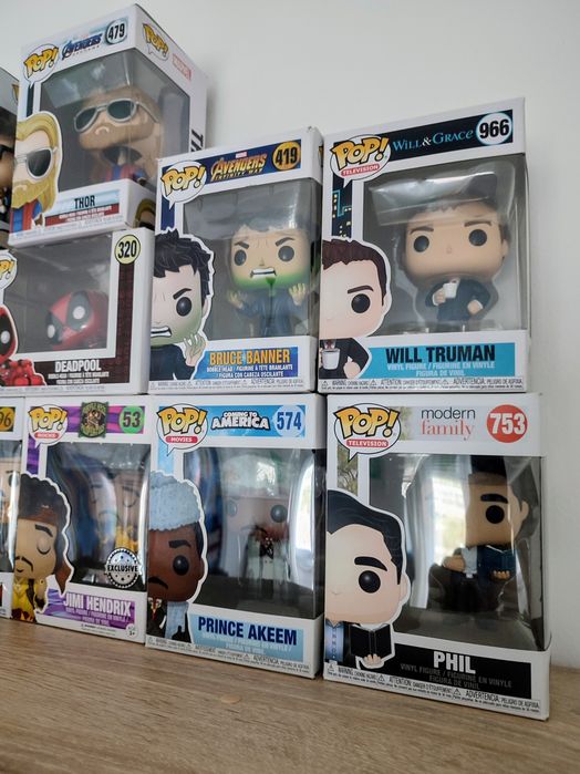 Coleção Funko POP! Música, Marvel e Séries (Ótimo Estado)