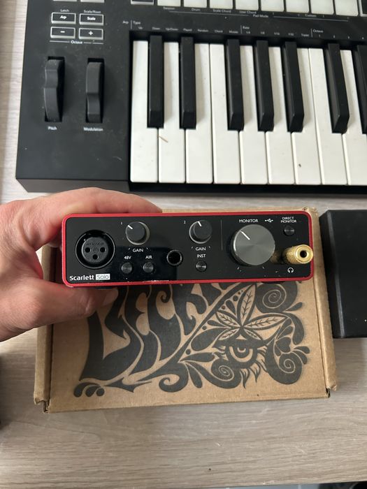 Interface Focusrite Scarlett Solo - Home Studio
