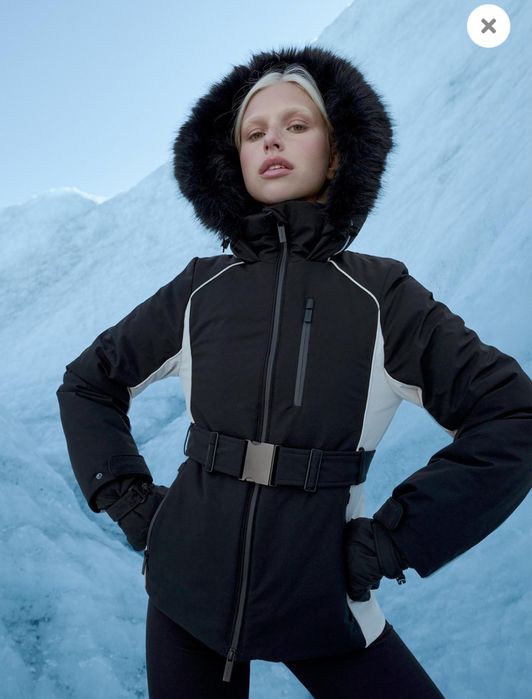 Стильна та якісна! Жіноча зимова куртка/гірськолижна, утеплена