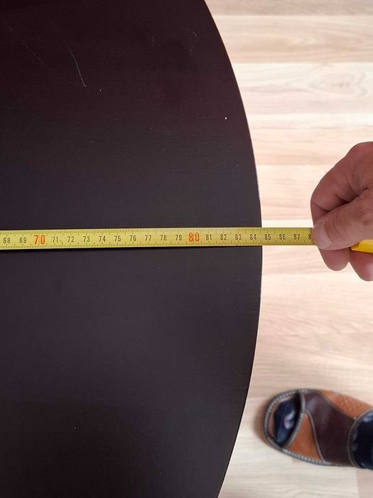 Stolik okrągły drewniany