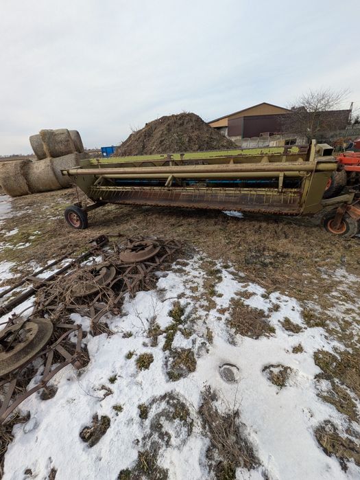 Przystawka do zbioru zielonek niskich,herder, adaptacja Claas