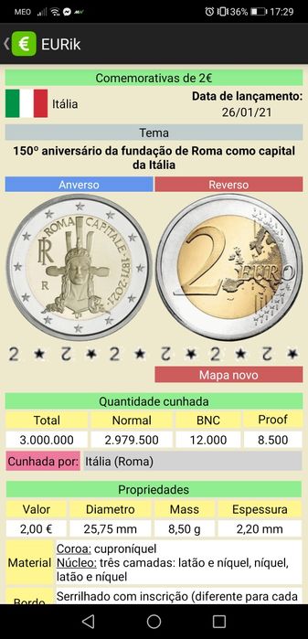 2 euros, Moedas 2021, comemorativas