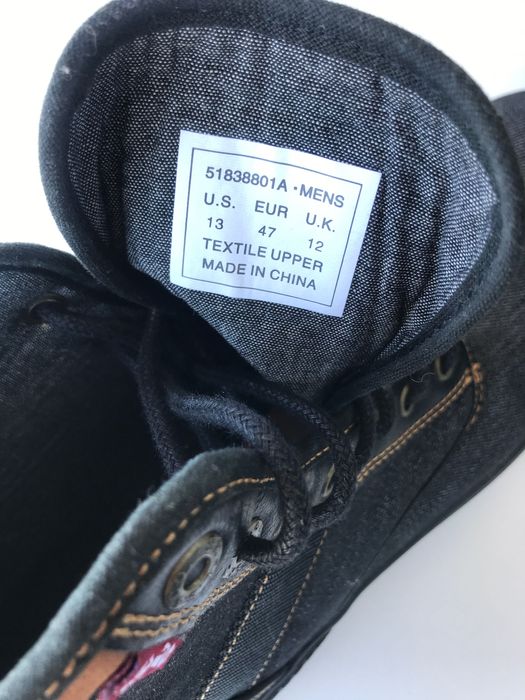 Levi’s черевики демісезонні нові, р.47