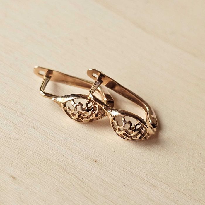 Złote kolczyki 14K p.585 1,98g