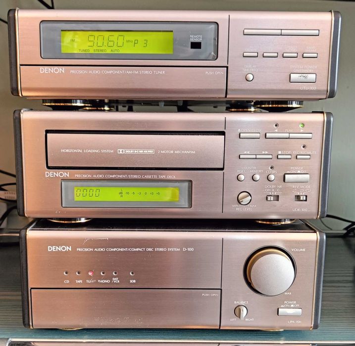 Wzmaczniacz Denon UPA-100 wieża Tuner UTU-100 Deck UDR-100 Słupsk