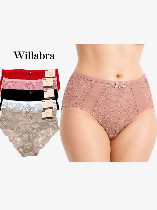 3 x Willabra Majtki damskie koronkowe Nowe XL, 2XL, 3XL plus size
