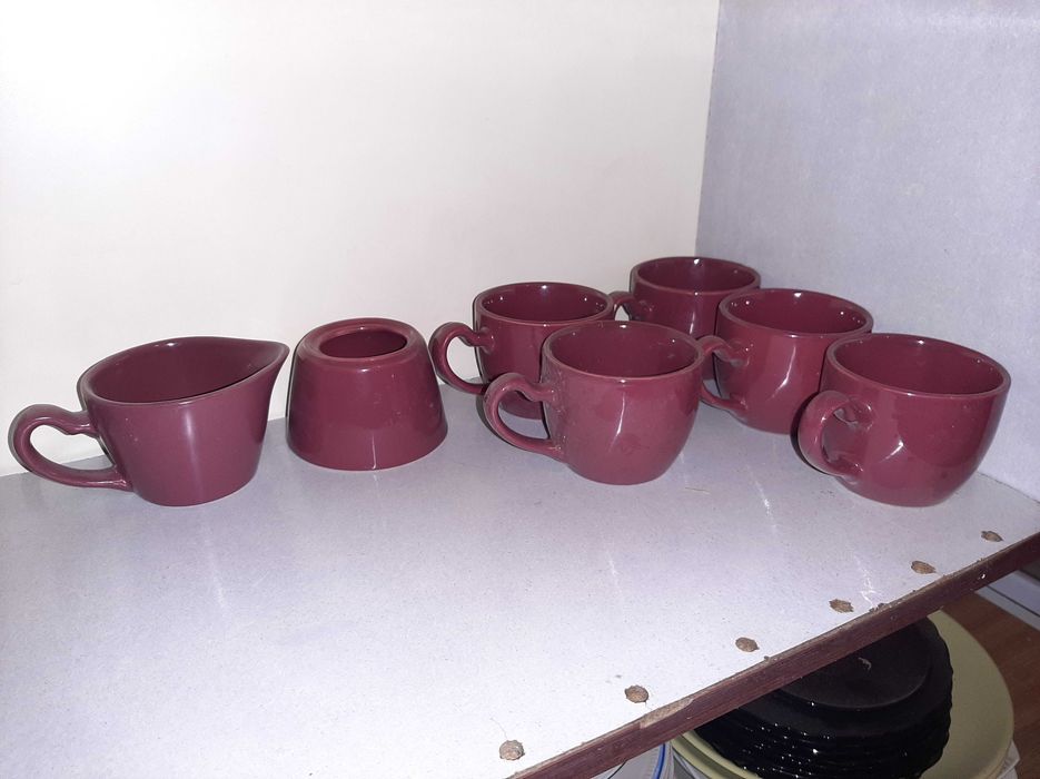 Serwis kawowy Zestaw Zastawa Używany Porcelana