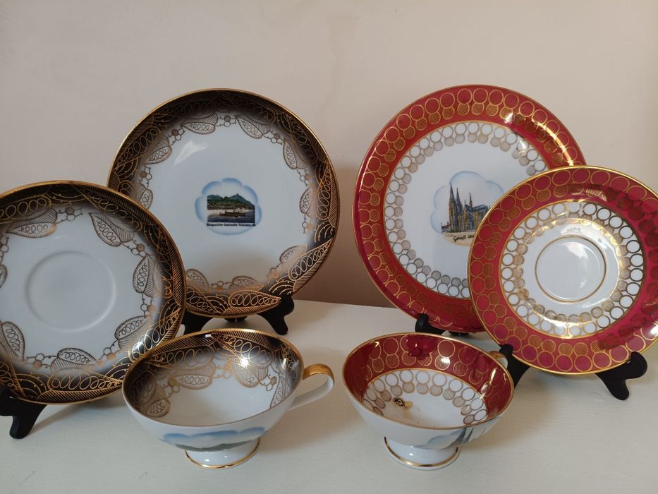 Вінтажна чайна трійка