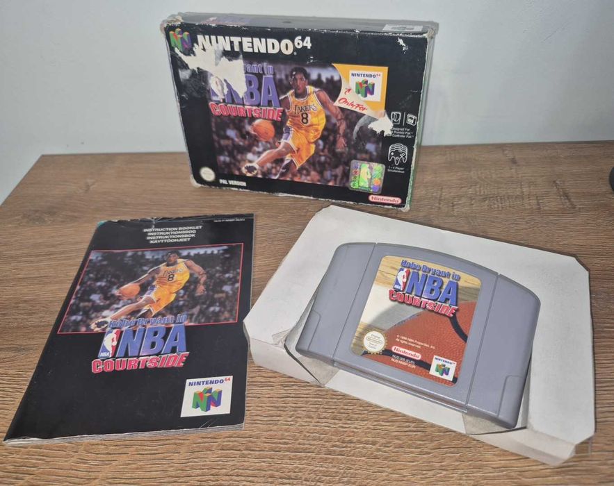 Gra NBA Courtside - NINTENDO 64 N64 - DB- stan CIB Komplet