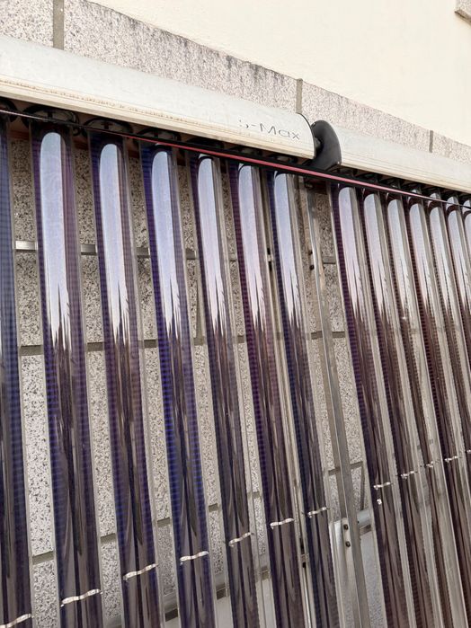 3 painéis solares térmicos de tubos de vácuo para aquecimento de água - aquecimento de piscinas