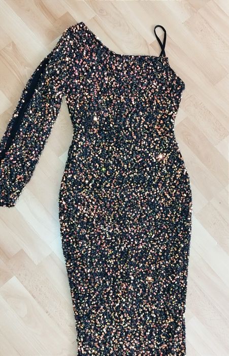 Sukienka maxi m czarna