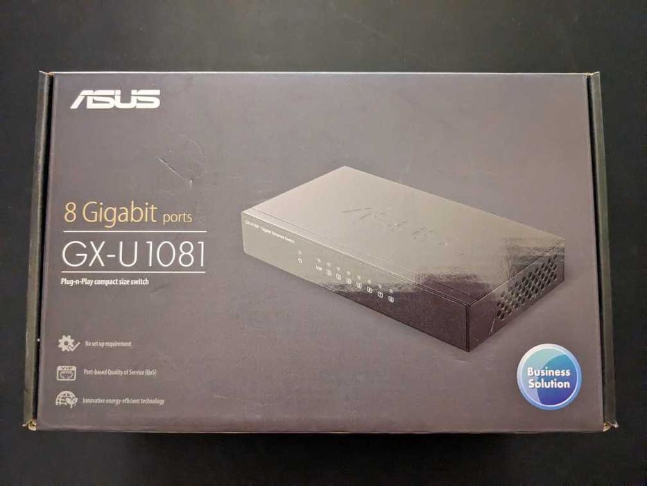 Switch sieciowy ASUS GX-U1081 / NOWY