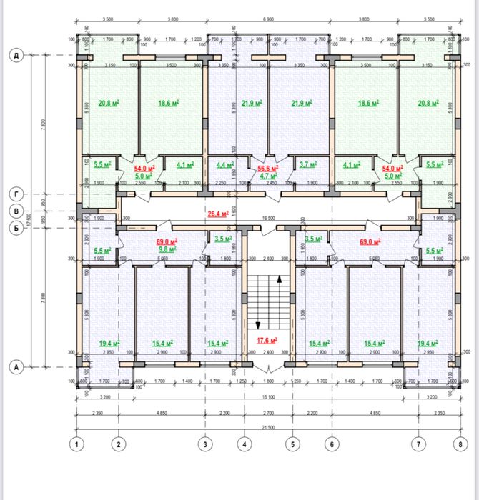 2 кімнатна квартира в клубному будинку