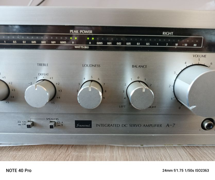 Wzmacniacz sansui A7 vintage