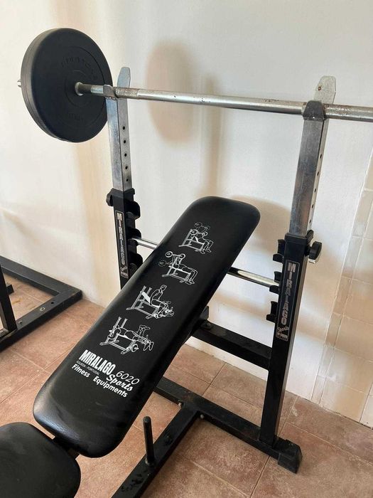 Banco Supino Peito Perna Miralago Musculação